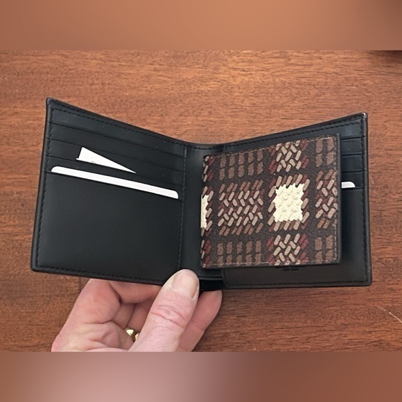 NEW COACH 3 In 1 Wallet With Plaid Print - Picture 7 of 7